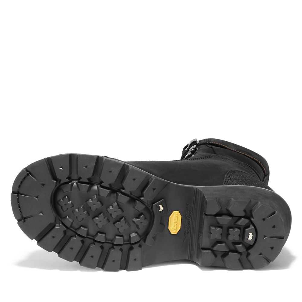 Timberland Mens Pro Boots Rip Saw 9\" Comp Toe Logger - Black - India CJ8765390